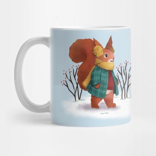 Winter Squirrel Mug